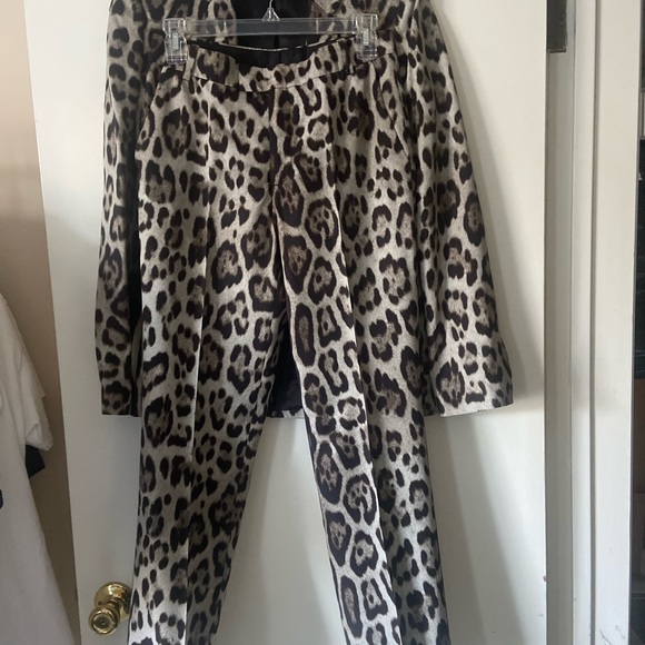 Zara set - Animal Print Blazer and Pant - Picture 5 of 12